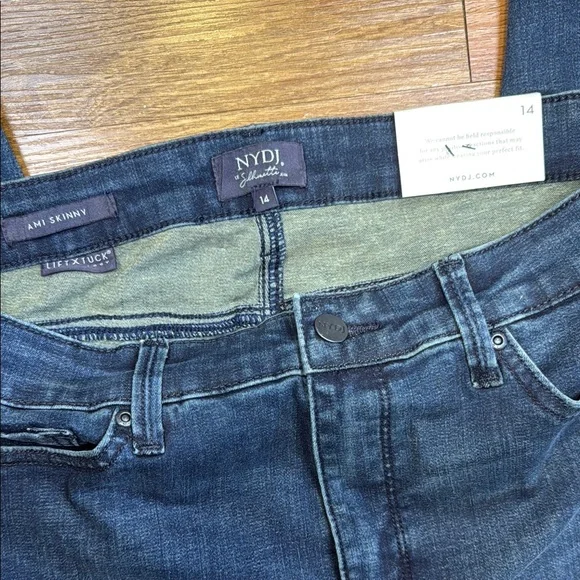 BRAND NEW NYDJ Le Silhouette Ami Skinny High-Rise Jeans - Picture 7 of 12
